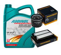 DENCKERMANN Controllo Set ADDINOL SUPER LIGHT 5W-40 5L Per Suzuki Swift V