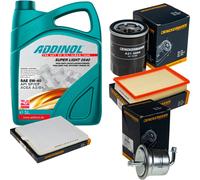 DENCKERMANN Controllo Set ADDINOL SUPER LIGHT 5W-40 5L Per Suzuki Wagon R+