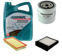 DENCKERMANN Controllo Set ADDINOL SUPER LIGHT 5W-40 5L Per Volvo V40 Kombi