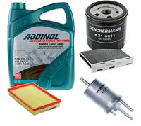 DENCKERMANN Controllo Set ADDINOL SUPER LIGHT 5W-40 5L Per VW Golf V 1.4 16V