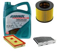 DENCKERMANN Controllo Set ADDINOL SUPER LIGHT 5W-40 5L Per VW Golf V 1.6 FSI