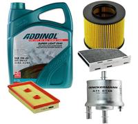 DENCKERMANN Controllo Set ADDINOL SUPER LIGHT 5W-40 5L Per VW Golf V 1.6 FSI