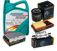 DENCKERMANN Controllo Set ADDINOL SUPER LIGHT 5W-40 5L Per VW Golf VI 1.4