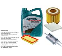 Denckermann Controllo Set Addinol Super Light 5W-40 5L per VW Polo 1.2 12V