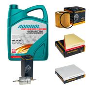 DENCKERMANN Controllo Set ADDINOL SUPER LIGHT 5W-40 5L Per VW Polo 1.2 Fox
