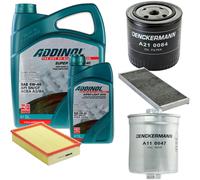 DENCKERMANN Controllo Set ADDINOL SUPER LIGHT 5W-40 6L Per Audi 80 Avant 2.6
