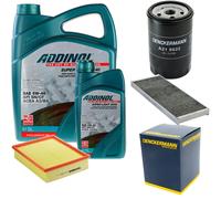 DENCKERMANN Controllo Set ADDINOL SUPER LIGHT 5W-40 6L Per Audi A4 1.6 1.8