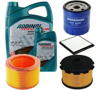 DENCKERMANN Controllo Set ADDINOL SUPER LIGHT 5W-40 6L Per Citroën Berlingo