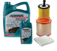 DENCKERMANN Controllo Set ADDINOL SUPER LIGHT 5W-40 6L Per Citroën Berlingo
