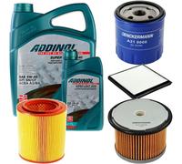 DENCKERMANN Controllo Set ADDINOL SUPER LIGHT 5W-40 6L Per Citroën Berlingo