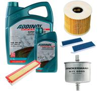 DENCKERMANN Controllo Set ADDINOL SUPER LIGHT 5W-40 6L Per Citroën Berlingo