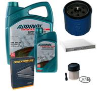 DENCKERMANN Controllo Set ADDINOL SUPER LIGHT 5W-40 6L Per Dacia Logan MCV