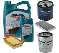 DENCKERMANN Controllo Set ADDINOL SUPER LIGHT 5W-40 6L Per Fiat Bravo I 1.9