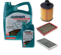 DENCKERMANN Controllo Set ADDINOL SUPER LIGHT 5W-40 6L Per Fiat Croma 1.9 D