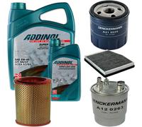 DENCKERMANN Controllo Set ADDINOL SUPER LIGHT 5W-40 6L Per Fiat Doblo Cargo