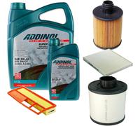 DENCKERMANN Controllo Set ADDINOL SUPER LIGHT 5W-40 6L Per Fiat Panda 1.3 D