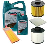 DENCKERMANN Controllo Set ADDINOL SUPER LIGHT 5W-40 6L Per Fiat Panda 1.3 D