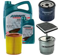 DENCKERMANN Controllo Set ADDINOL SUPER LIGHT 5W-40 6L Per Fiat Punto 1.9 DS