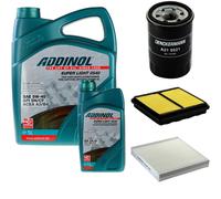 DENCKERMANN Controllo Set ADDINOL SUPER LIGHT 5W-40 6L Per Honda Civic VI