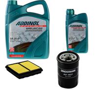 DENCKERMANN Controllo Set ADDINOL SUPER LIGHT 5W-40 6L Per Honda CRX III 1.6