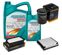 DENCKERMANN Controllo Set ADDINOL SUPER LIGHT 5W-40 6L Per Hyundai I20 Coupe