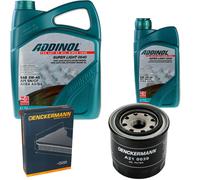 DENCKERMANN Controllo Set ADDINOL SUPER LIGHT 5W-40 6L Per KIA Sorento II
