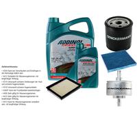 Denckermann Controllo Set Addinol Super Light 5W-40 6L per Mazda 2 1.4 1.25