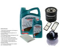 DENCKERMANN Controllo Set ADDINOL SUPER LIGHT 5W-40 6L Per Mazda 3 1.6 1.4