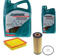 DENCKERMANN Controllo Set ADDINOL SUPER LIGHT 5W-40 6L Per Mercedes-Benz SLK