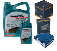 DENCKERMANN Controllo Set ADDINOL SUPER LIGHT 5W-40 6L Per Mercedes C-Klasse
