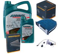 DENCKERMANN Controllo Set ADDINOL SUPER LIGHT 5W-40 6L Per Mercedes C-Klasse