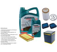 DENCKERMANN Controllo set ADDINOL SUPER LIGHT 5W-40 6L per Mercedes Classe E