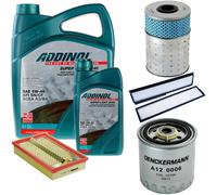 DENCKERMANN Controllo Set ADDINOL SUPER LIGHT 5W-40 6L Per Mercedes E-Klasse