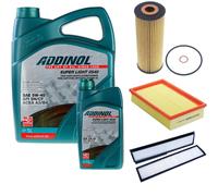 DENCKERMANN Controllo Set ADDINOL SUPER LIGHT 5W-40 6L Per Mercedes E-Klasse