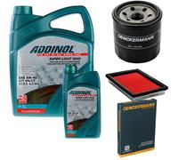 DENCKERMANN Controllo Set ADDINOL SUPER LIGHT 5W-40 6L Per Nissan Micra IV