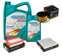 DENCKERMANN Controllo Set ADDINOL SUPER LIGHT 5W-40 6L Per Nissan Micra V