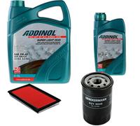 DENCKERMANN Controllo Set ADDINOL SUPER LIGHT 5W-40 6L Per Nissan Primera