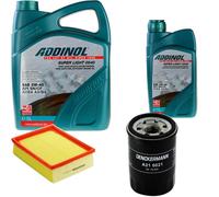 DENCKERMANN Controllo Set ADDINOL SUPER LIGHT 5W-40 6L Per Opel Combo 1.7 D