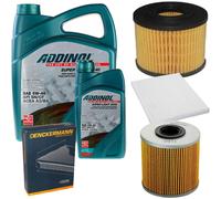 DENCKERMANN Controllo Set ADDINOL SUPER LIGHT 5W-40 6L Per Opel Corsa D 1.7