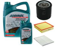 DENCKERMANN Controllo Set ADDINOL SUPER LIGHT 5W-40 6L Per Opel Omega B 2.2