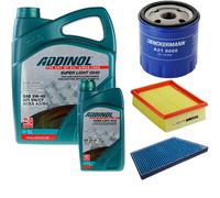 DENCKERMANN Controllo Set ADDINOL SUPER LIGHT 5W-40 6L Per Peugeot 206 CC