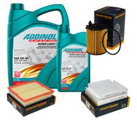 DENCKERMANN Controllo Set ADDINOL SUPER LIGHT 5W-40 6L Per Peugeot 208