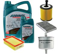 DENCKERMANN Controllo Set ADDINOL SUPER LIGHT 5W-40 6L Per Peugeot 307 1.6