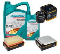 DENCKERMANN Controllo Set ADDINOL SUPER LIGHT 5W-40 6L Per Renault Clio III
