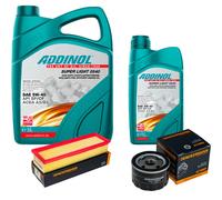 DENCKERMANN Controllo Set ADDINOL SUPER LIGHT 5W-40 6L Per Renault Espace