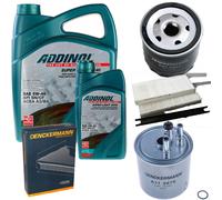 DENCKERMANN Controllo Set ADDINOL SUPER LIGHT 5W-40 6L Per Renault Kangoo