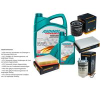 Denckermann Controllo Set Addinol Super Light 5W-40 6L per Renault Megane
