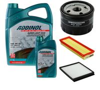 DENCKERMANN Controllo Set ADDINOL SUPER LIGHT 5W-40 6L Per Renault Megane