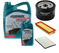DENCKERMANN Controllo Set ADDINOL SUPER LIGHT 5W-40 6L Per Renault Megane I