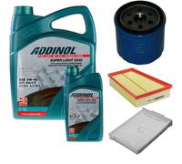 DENCKERMANN Controllo Set ADDINOL SUPER LIGHT 5W-40 6L Per Renault Megane II